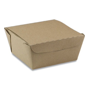 Pactiv Evergreen Earthchoice Onebox Paper Box, 37 Oz, 4.5 X 4.5 X 2.5, Kraft, 312-carton freeshipping - TVN Wholesale